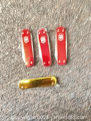 MaxSold Auction: Victorinox Red Swiss Piaget alox scale (Lot of 4) - Hamilton (Ontario, Canada) SELLER MANAGED Estate Sale Online Auction - Concession Street