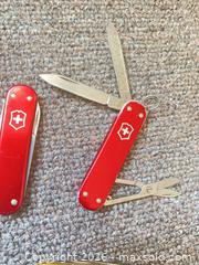 MaxSold Auction: Victorinox Red Swiss Piaget alox scale (Lot of 4) - Hamilton (Ontario, Canada) SELLER MANAGED Estate Sale Online Auction - Concession Street
