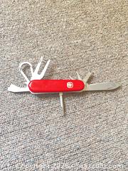 MaxSold Auction: Wenger Red Swiss Army Cutter golfer shackle - Hamilton (Ontario, Canada) SELLER MANAGED Estate Sale Online Auction - Concession Street