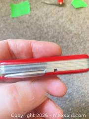 MaxSold Auction: Wenger Red Swiss Army Cutter golfer shackle - Hamilton (Ontario, Canada) SELLER MANAGED Estate Sale Online Auction - Concession Street