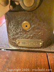 MaxSold Auction: White Sewing Machine with Built-in Cabinet (Model 43-147407) - Hamilton (Ontario, Canada) SELLER MANAGED Estate Sale Online Auction - Concession Street