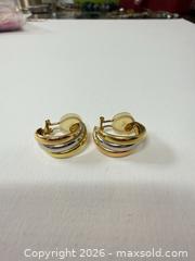 MaxSold Auction: 18k Gold Clip on earrings A - Metro Vancouver A (British Columbia, Canada) SELLER MANAGED Downsizing Online Auction - College Highroad
