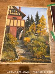 MaxSold Auction: 3 Oil Paintings on Canvas (in a tube) A - Metro Vancouver A (British Columbia, Canada) SELLER MANAGED Downsizing Online Auction - College Highroad