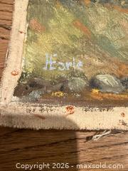 MaxSold Auction: 3 Oil Paintings on Canvas (in a tube) A - Metro Vancouver A (British Columbia, Canada) SELLER MANAGED Downsizing Online Auction - College Highroad