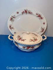MaxSold Auction: Royal Albert Platter and Serving Bowl with Lid A - Metro Vancouver A (British Columbia, Canada) SELLER MANAGED Downsizing Online Auction - College Highroad
