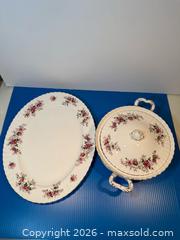 MaxSold Auction: Royal Albert Platter and Serving Bowl with Lid A - Metro Vancouver A (British Columbia, Canada) SELLER MANAGED Downsizing Online Auction - College Highroad