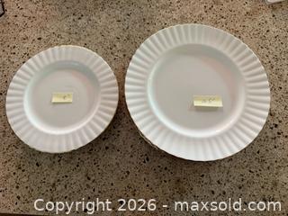 MaxSold Auction: Royal Albert Val D’Or China Plates A - Metro Vancouver A (British Columbia, Canada) SELLER MANAGED Downsizing Online Auction - College Highroad