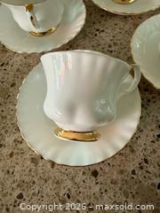 MaxSold Auction: Royal Albert Val D’Or Teacups and Saucers A - Metro Vancouver A (British Columbia, Canada) SELLER MANAGED Downsizing Online Auction - College Highroad
