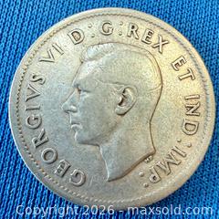 MaxSold Auction: Silver 1937 Canadian 25 Cent Coin A - Metro Vancouver A (British Columbia, Canada) SELLER MANAGED Downsizing Online Auction - College Highroad