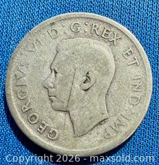 MaxSold Auction: Silver 1940 Canadian 25 Cent Coin A - Metro Vancouver A (British Columbia, Canada) SELLER MANAGED Downsizing Online Auction - College Highroad