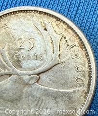 MaxSold Auction: Silver 1960 Canadian 25 Cent Coin A - Metro Vancouver A (British Columbia, Canada) SELLER MANAGED Downsizing Online Auction - College Highroad