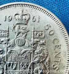 MaxSold Auction: Silver 1961 Canadian Half Dollar A - Metro Vancouver A (British Columbia, Canada) SELLER MANAGED Downsizing Online Auction - College Highroad