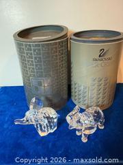 MaxSold Auction: Swarovski Crystal Baby Elephants A - Metro Vancouver A (British Columbia, Canada) SELLER MANAGED Downsizing Online Auction - College Highroad