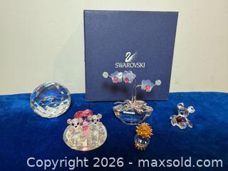 MaxSold Auction: Swarovski Orchid Flowers, Pineapple, Bears. more A - Metro Vancouver A (British Columbia, Canada) SELLER MANAGED Downsizing Online Auction - College Highroad
