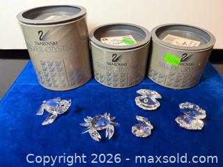 MaxSold Auction: Swarovski Sea Lion, Crab, Clams with Pearls A  - Metro Vancouver A (British Columbia, Canada) SELLER MANAGED Downsizing Online Auction - College Highroad