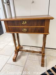MaxSold Auction: Vintage Side Table B - Metro Vancouver A (British Columbia, Canada) SELLER MANAGED Downsizing Online Auction - College Highroad