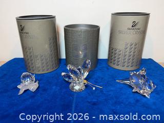 MaxSold Auction: Vintage Swarovski Butterfly, Snail , Conch Shell A - Metro Vancouver A (British Columbia, Canada) SELLER MANAGED Downsizing Online Auction - College Highroad