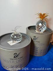 MaxSold Auction: Vintage Swarovski Gold Leaf Pineapple and Apple A - Metro Vancouver A (British Columbia, Canada) SELLER MANAGED Downsizing Online Auction - College Highroad