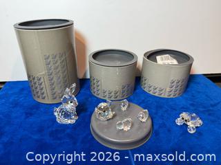 MaxSold Auction: Vintage Swarovski Rabbit, Birds, and Tortoise A - Metro Vancouver A (British Columbia, Canada) SELLER MANAGED Downsizing Online Auction - College Highroad