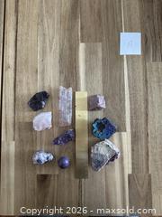 MaxSold Auction: Assorted Decorative Crystal & Mineral Specimen Lot - 9 Pieces - Milton (Ontario, Canada) SELLER MANAGED Downsizing Online Auction - Broadway Avenue