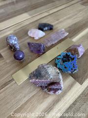 MaxSold Auction: Assorted Decorative Crystal & Mineral Specimen Lot - 9 Pieces - Milton (Ontario, Canada) SELLER MANAGED Downsizing Online Auction - Broadway Avenue