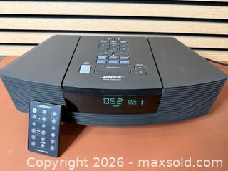 MaxSold Auction: Bose Wave Radio/CD System (Model AWRC-1G) with Remote - Tested Working - Milton (Ontario, Canada) SELLER MANAGED Downsizing Online Auction - Broadway Avenue