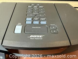 MaxSold Auction: Bose Wave Radio/CD System (Model AWRC-1G) with Remote - Tested Working - Milton (Ontario, Canada) SELLER MANAGED Downsizing Online Auction - Broadway Avenue