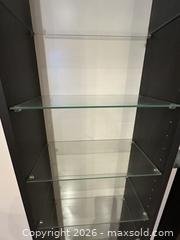 MaxSold Auction: IKEA Wall-Mounted Glass Display Cabinet - Slim Profile with 9 Shelves - Milton (Ontario, Canada) SELLER MANAGED Downsizing Online Auction - Broadway Avenue