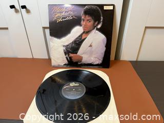 MaxSold Auction: Michael Jackson "Thriller" LP (Epic Records) - Ultrasonically Cleaned - Milton (Ontario, Canada) SELLER MANAGED Downsizing Online Auction - Broadway Avenue