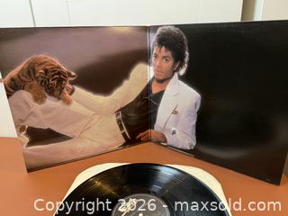 MaxSold Auction: Michael Jackson "Thriller" LP & Rare 12" Dance Single - Ultrasonically Cleaned - Milton (Ontario, Canada) SELLER MANAGED Downsizing Online Auction - Broadway Avenue