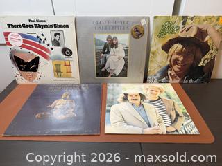 MaxSold Auction: Paul Simon, John Denver & Carpenters 5-LP Singer-Songwriter Collection - Ultrasonically Cleaned - Milton (Ontario, Canada) SELLER MANAGED Downsizing Online Auction - Broadway Avenue