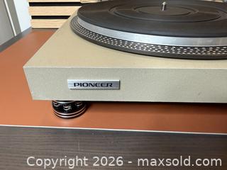 MaxSold Auction: Pioneer PL-518 Direct Drive Turntable - NEW Cartridge & Feet - Tested Working - Milton (Ontario, Canada) SELLER MANAGED Downsizing Online Auction - Broadway Avenue