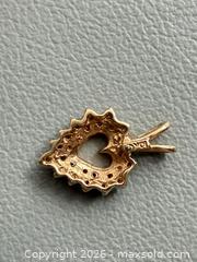 MaxSold Auction: 10K Yellow Gold Diamond Heart Pendant - Marked  - Toronto (Ontario, Canada) PARTNER MANAGED Reseller Online Auction - Queen Street West
