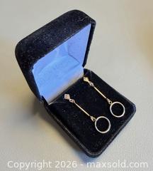 MaxSold Auction: 14K Yellow & White Gold Earrings - Marked  - Toronto (Ontario, Canada) PARTNER MANAGED Reseller Online Auction - Queen Street West