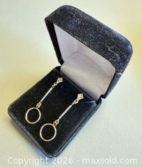 MaxSold Auction: 14K Yellow & White Gold Earrings - Marked  - Toronto (Ontario, Canada) PARTNER MANAGED Reseller Online Auction - Queen Street West