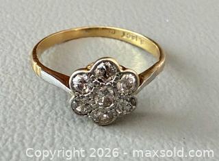 MaxSold Auction: 18K Yellow Gold Diamond Ring - Marked  - Toronto (Ontario, Canada) PARTNER MANAGED Reseller Online Auction - Queen Street Wt.