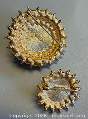 MaxSold Auction: (2) Vintage Signed JBK Pearl Brooches (Jackie Kennedy) - Toronto (Ontario, Canada) PARTNER MANAGED Reseller Online Auction - Queen Street West