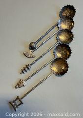 MaxSold Auction: (4) Collectible Vintage Japan Sterling Silver Demitasse Spoons - Marked / Tested  - Toronto (Ontario, Canada) PARTNER MANAGED Reseller Online Auction - Queen Street West