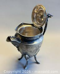 MaxSold Auction:  Antique British Silver - Plated Footed Teapot - Toronto (Ontario, Canada) PARTNER MANAGED Reseller Online Auction - Queen Street West