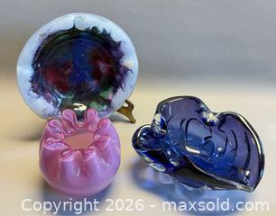 MaxSold Auction: MCM Italian MURANO Art Glass Ashtray, Vintage Art Glass Rose Bowl & More  - Toronto (Ontario, Canada) PARTNER MANAGED Reseller Online Auction - Queen Street West