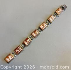 MaxSold Auction: ** RARE ** Vintage Italian 800 Silver & Carved Natural Shell Days Of The Week Cameo Bracelet - Marked  - Toronto (Ontario, Canada) PARTNER MANAGED Reseller Online Auction - Queen Street West