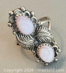 MaxSold Auction: Vintage 925 Silver Pink Opal Ring - Marked  - Toronto (Ontario, Canada) PARTNER MANAGED Reseller Online Auction - Queen Street West