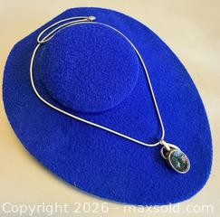 MaxSold Auction: Vintage Italian 925 Silver Mystic Topaz Gemstone Necklace - Marked  - Toronto (Ontario, Canada) PARTNER MANAGED Reseller Online Auction - Queen Street West