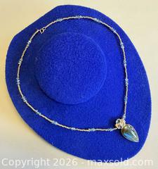 MaxSold Auction: Vintage Signed Sajen 925 Silver Labradorite Necklace - Marked  - Toronto (Ontario, Canada) PARTNER MANAGED Reseller Online Auction - Queen Street West