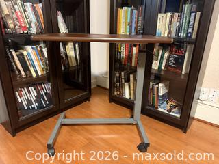 MaxSold Auction: Invacare Adjustable Medical Bedside Table - Waterproof Rolling Hospital Tray Table with L-Shaped Base - San Jose (California, USA) SELLER MANAGED Estate Sale Online Auction - South 16th Street