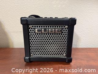 MaxSold Auction: ROLAND MICRO CUBE GX Black Guitar Amp From Japan - San Jose (California, USA) SELLER MANAGED Estate Sale Online Auction - South 16th Street