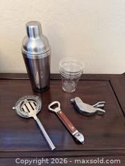 MaxSold Auction: Vintage Bar / Cocktail Tools: Shaker, Strainer, & More! - San Jose (California, USA) SELLER MANAGED Estate Sale Online Auction - South 16th Street