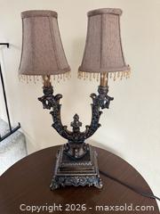 MaxSold Auction: Vintage Double Candle Candelabra Table Lamp - San Jose (California, USA) SELLER MANAGED Estate Sale Online Auction - South 16th Street