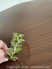 MaxSold Auction: Vintage Green Leaf Bracelet. Beautiful Piece!  - San Jose (California, USA) SELLER MANAGED Estate Sale Online Auction - South 16th Street