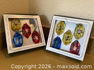 MaxSold Auction: Vintage Jewel Brite Ornaments Diorama Hexagon Christmas Ornaments  - San Jose (California, USA) SELLER MANAGED Estate Sale Online Auction - South 16th Street